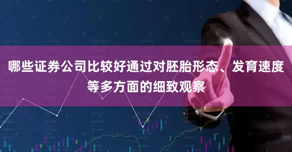 哪些证券公司比较好通过对胚胎形态、发育速度等多方面的细致观察