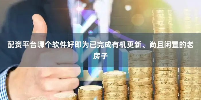 配资平台哪个软件好即为已完成有机更新、尚且闲置的老房子